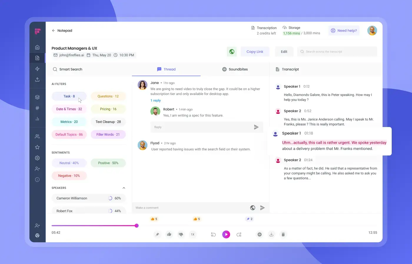 fireflies ai for microsoft teams